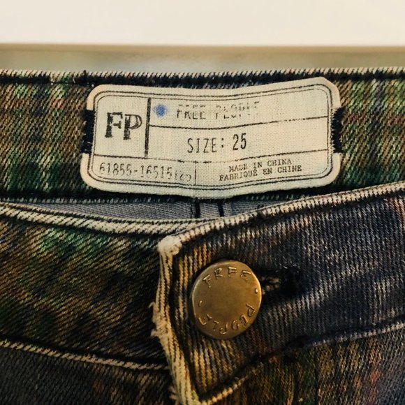 Free People Multi-colored Jeans, Size 25 - Picture 5 of 7